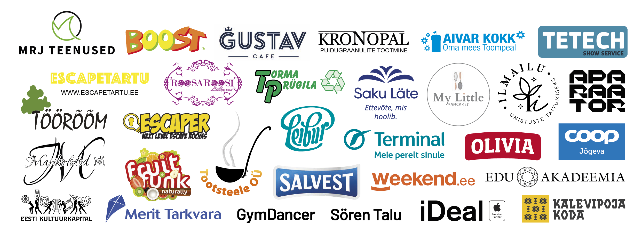 Dancestar-Estonia-Toetajad-ja-Koostööpartnerid